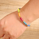 Colorful Rectangular Beads Woven Men's – Jewelry Gift Ideas — 5