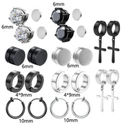 Stainless Steel Studs No Pierced Earring Ear Clip – Jewelry Gift Ideas — 20