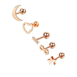 Geometric Stainless Steel Zircon Earrings – Stylish Gifts — 6
