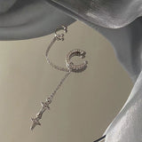 Frigid Wind Without Ear Piercing Cross Star Chain Tassel – Gift Ideas — 5