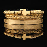 3Piece Scripture Cross Bracelet Stainless Steel – Jewelry Gift Ideas — 3