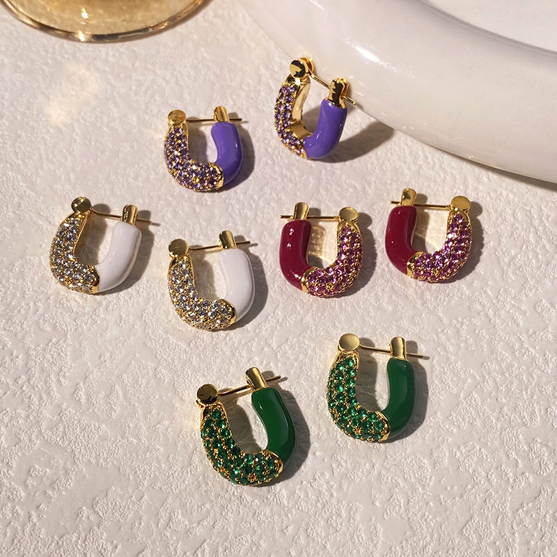 High-grade Earrings Female Personality U-shaped – Gifts for Her — 1