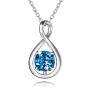Birthstone Octagonal Pendant Sterling Silver – Jewelry Gift Ideas — 2