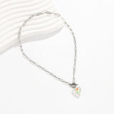Necklace Female Niche Acrylic Sheet Love Peach – Jewelry Gift Ideas — 7