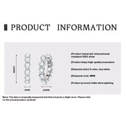 Full Diamond Moissanite Light Luxury Earrings Sterling – Stylish Gifts — 7