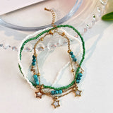 Foot Ornaments Bohemian Color Bead Starfish Shell – Stylish Gifts — 14