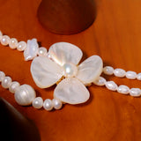 Tassel Necklace Shell Flower Pendant Advanced – Jewelry Gift Ideas — 5