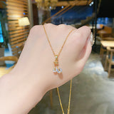 Korean Elegant Simple Neckchain Girl – Gifts for Kids — 2