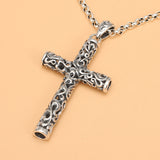 Men's Vintage Cross Pendant Necklace – Jewelry Gift Ideas — 5