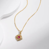 S925 Sterling Silver Retro Diamonds Necklace – Jewelry Gift Ideas — 4