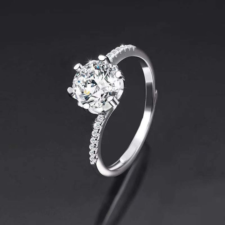 Ring Opening Adjustable One Carat Mosan Drill – Home & Living Gifts — 1