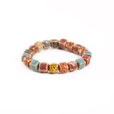Colorful Volcanic Stone Ceramic Bracelet – Jewelry Gift Ideas — 9