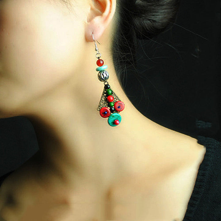 Chito Ethnic Earrings Turquoisevintage – Gift Ideas — 1