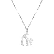 Stainless Steel Mother And Children Necklace Love – Jewelry Gift Ideas — 7