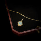 Opal Court Style Glow Gold Plated 14k Yellow Gold – Jewelry Gift Ideas — 3