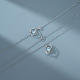 Sterling Silver Moonstone Planet Necklace Female – Jewelry Gift Ideas — 5