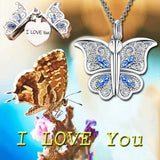Romantic Butterfly Locket Necklace Openable I – Jewelry Gift Ideas — 7