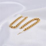Twisted 18K Gold Electroplated Stud Earrings Twist – Thoughtful Gifts — 4
