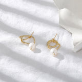 Fashion Irregular Natural Freshwater Pearl Earrings – Stylish Gifts — 7