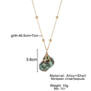 Conch Beads Necklace Natural Shell Phnom Penh – Jewelry Gift Ideas — 9
