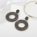 Retro Color Bead Earrings For Women – Gifts for Her — 12
