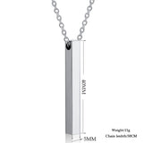 Titanium Steel Necklace Ornament Stainless Steel – Jewelry Gift Ideas — 4