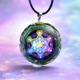 Archangel Rune Natural Crystal Epoxy Pendant – Jewelry Gift Ideas — 2