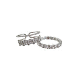 Double Layer Ring Set Women's High-grade – Gifts for Her — 3