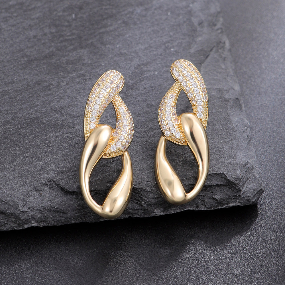 Retro Personality And Minimalism Chain Earrings – Thoughtful Gifts — 1