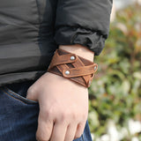 Simple Retro And Old Multi-layer Leather Bracelet – Jewelry Gift Ideas — 3