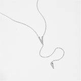 S925 Sterling Silver Long Tassel Y-shaped – Jewelry Gift Ideas — 3