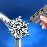 Fashion Moissanite S925 Sterling Silver Ring – Stylish Gifts — 4