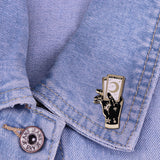 Mysterious Hand Brooch Moon Badge Divination – Stylish Gifts — 2