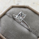 S925 Silver Ring Square White Zirconium Diamond – Gifts for Her — 4
