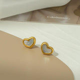 Women's Simple Fashion Shell Peach Heart Necklace – Jewelry Gift Ideas — 4