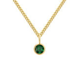 Stainless Steel Necklace With Diamond Birthstone – Jewelry Gift Ideas — 12