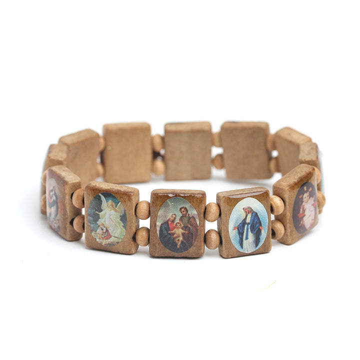 Natural Wooden Catholic Jewelry Faith Rosary – Jewelry Gift Ideas — 1