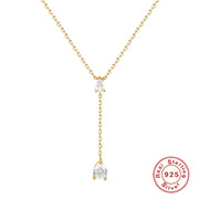 Sterling Silver Super Colored Diamond Collarbone – Jewelry Gift Ideas — 4
