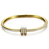Three Rows Of Clay And Diamond Bracelets – Holiday Gift Ideas — 6
