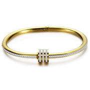Three Rows Of Clay And Diamond Bracelets – Holiday Gift Ideas — 6