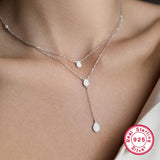 925 Silver Simple Elegant High-grade Clavicle – Jewelry Gift Ideas — 10