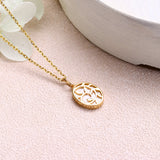 Vintage Simple Sterling Silver Leaf Necklace – Jewelry Gift Ideas — 2