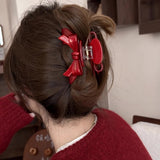 Year Red Acetate Bow Claw Clip – Special Occasion Gifts — 4