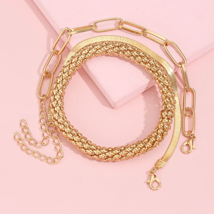 Personalized Fashion Hollow Metal Snake Chain Bracelet – Stylish Gifts — 1