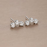 Sterling Silver Needle Geometric Stars Three Large – Useful Gifts — 14