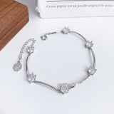 Round Diamond Crystal Bracelet Light Luxury – Jewelry Gift Ideas — 5