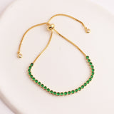 Green Zircon Jewelry Pull Bracelet Female – Jewelry Gift Ideas — 4