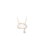 Water Drop Shell Cloud Necklace Design Sense – Jewelry Gift Ideas — 3