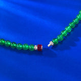 Jewelry Green Chalcedony Beads Necklace – Jewelry Gift Ideas — 6