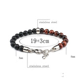 Stainless Steel Natural Stone Bracelets Bangle – Jewelry Gift Ideas — 5
